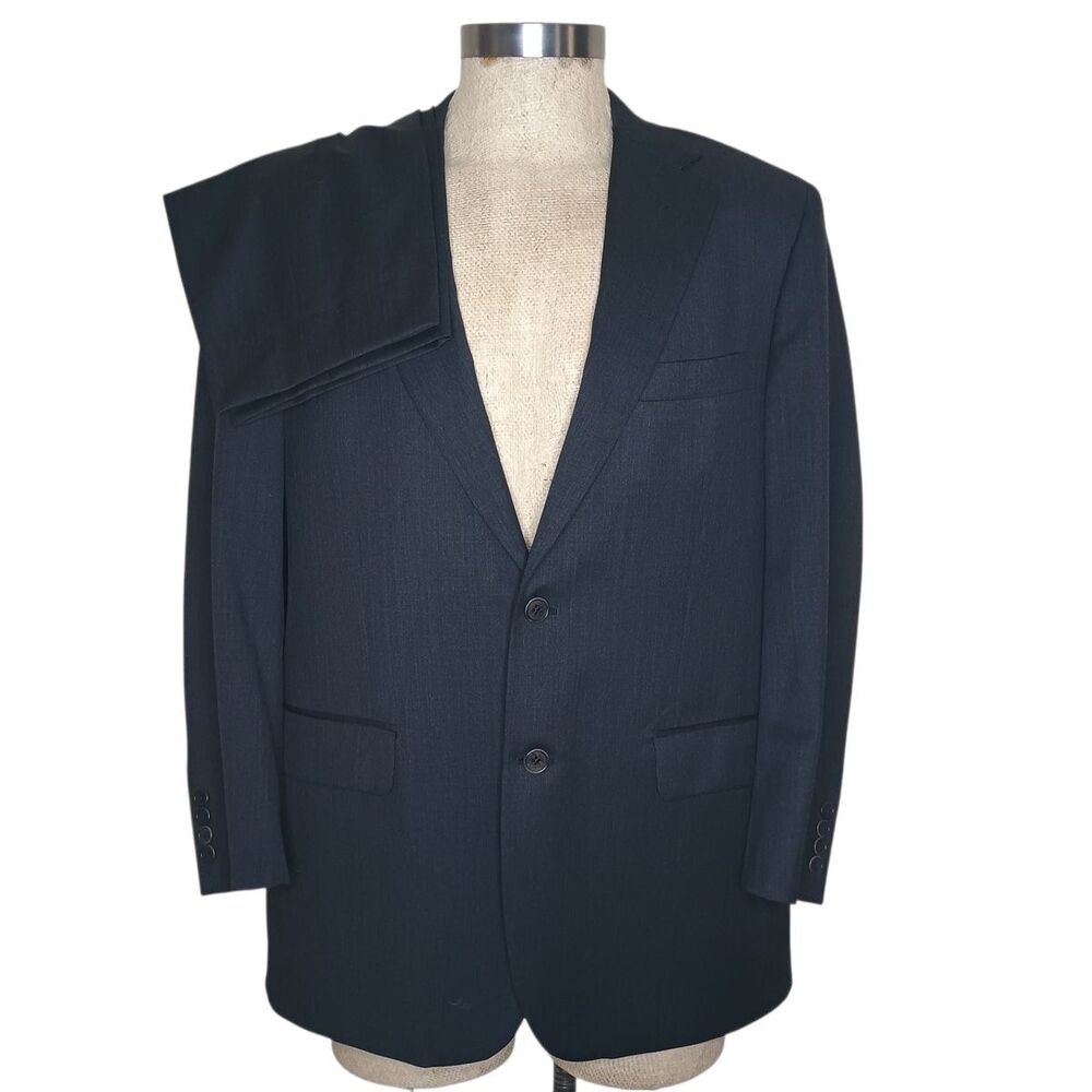 Brooks Brothers 1818 Madison Suit Men's 41R Wool Charcoal Gray 36x28